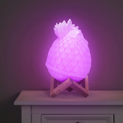 

USB Charging 3D Printing Integrated Molding Dragon Egg Night Light