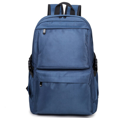 

Qianxia double-shoulder bag simple backpack Korean version of the computer bag leisure travel bag for men&women high school st