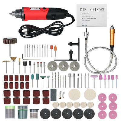 

KKmoon Multi-functional Professional Electric Grinder Set 6-Speed Variable Speed Electric Drill Grinding Rotary Tool with 150pcs A