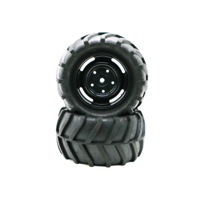 

Tailored 2PCS Car Tires Rubber Wheel Tyre 82mm For 116 RC On Road Rock Crawler Car Truck