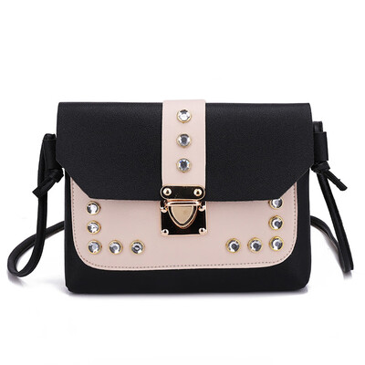 

Tailored Women Hit Color Rhinestone Shoulder Bag Messenger Satchel Tote Crossbody Bag