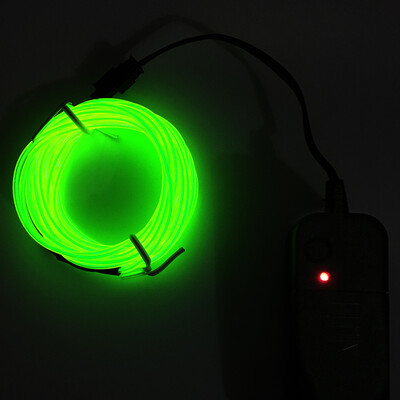 

Gobestart Flexible LED Light EL Wire String Strip Rope Glow Decor Neon Lamp USB Controlle