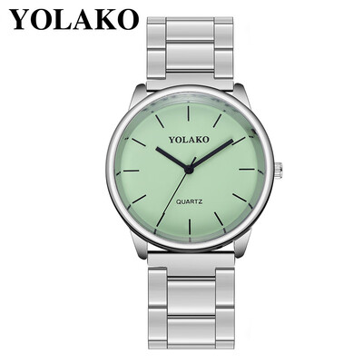 

RM YOLAKO Luxury Ladies Steel Strip Watch With Simple Mirror Quartz Watch