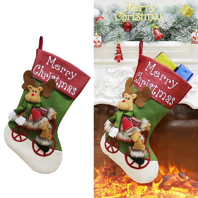 

Christmas New Style Creative Christmas Socks Gift Bag Christmas Tree Pendant Christmas Decoration For Christmas Party Decorating