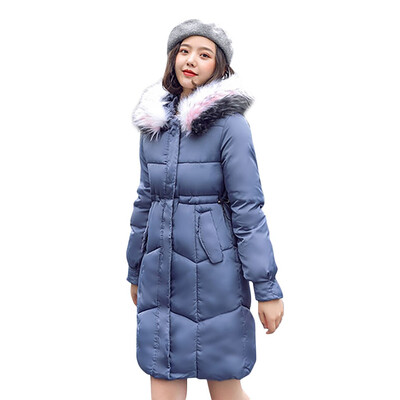 

Toponeto Women Winter Warm Coat Hooded Thick Warm Loose Jacket Long Overcoat