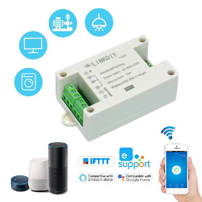 

eWeLink Smart Wifi Switch Universal Module 2CH AC85-250V Wireless Switch Timer Phone APP Remote Control Compatible with "Amazon" A