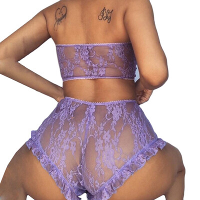 

Toponeto New Women Lace Sexy Lingerie Nightwear Babydoll G-string Underwear Set Sleepwear