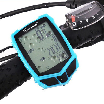 

Bicycle Bike Wireless Waterproof Speedometer LCD Digital Computer Odometer Cycle