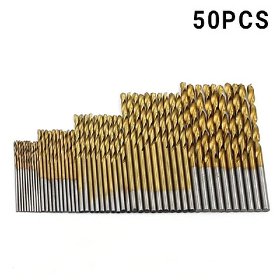 

Straight Shank Twist Drill High Speed Steel Drill Bit Titanium-plated Power Tools Fine-quality Accessoires