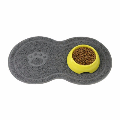 

Pet Dog Cat Feeding Mat Pad PVC Bed Dish Bowl Food Water Feed Placemat