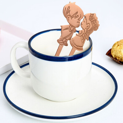 

Gobestart Colorful Spoon Couples Spoons Flatware Coffee Drinking Tools Kitchen Gadget BK