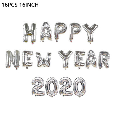 

Gobestart Happy New Year Balloons Festival Scene Decoration Supply Party 16 Inch