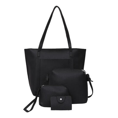 

4pcsset Shoulder Handbags Leather Women Crossbody Bags Clutch Card Holder