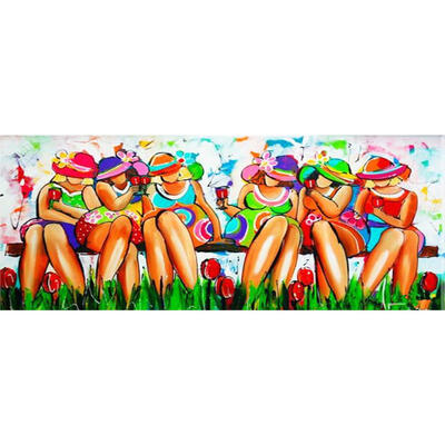 

5D DIY Full Drill Diamond Painting Colorful Women Cross Stitch Embroidery
