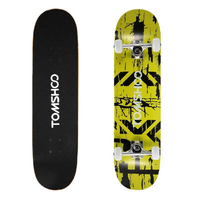 

TOMSHOO 31" Pro Complete Skateboard Maple Wood Longboard Skate Board
