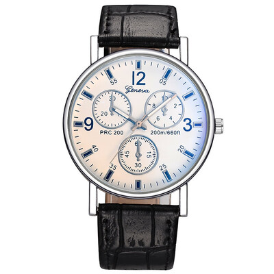 

Geneva Men Three Eye Business Quartz Leisure Watch