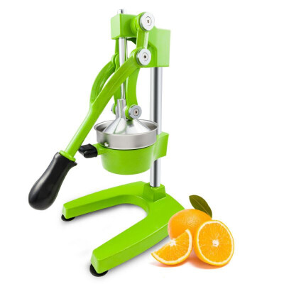

Professional Cast Iron Heavy Manual Press Citrus Orange Juicer Green