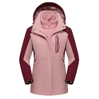 

Roseonmyhand Womens Fashion Waterproof Hoodie Hat Detachable Breathable Sport Outdoor Coat