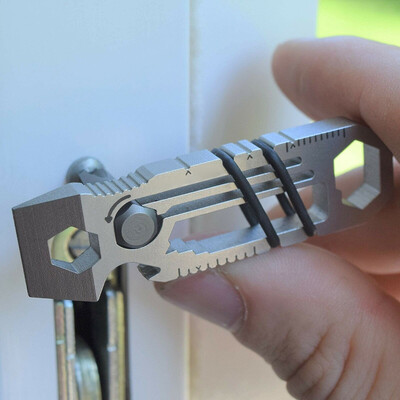 

〖Follure〗2019 New Stainless Steel Tiny Ratchet Multi-Tool Key-Chain