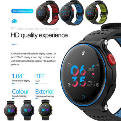 

Bluetooth Smart Watch Fitness Tracker Heart Rate Blood Pressure For Android iOS