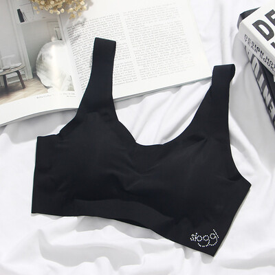 

〖Follure〗Cool Bra Ice Silk Trackless Vest Without Steel Rim Sports Bra Sleep Yoga Bra