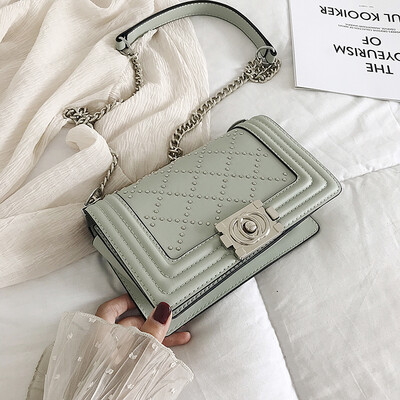 

Senior sense French niche bag womens bag 2019 new foreign gas chain bag summer small fresh wild Messenger bag