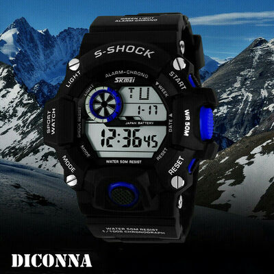 

Man Watch Water-Resistant Watches Sport Man Fashion Digital Quartz Watches