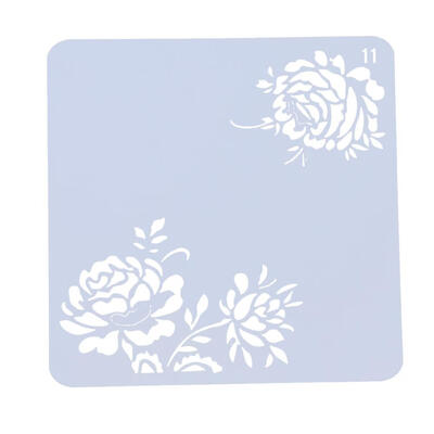 

Flower Hollow Template DIY Photo Album Theme Lace Ruler Craft Drawing Tool
