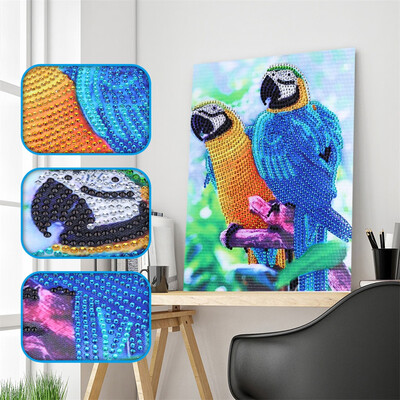 

Siaonvr Full Drill Special Shaped Diamond Painting DIY 5D Drill Cross Stitch Kits Crysta