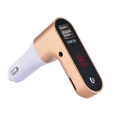 

JINSERTA E4 Wireless Bluetooth FM Transmitter Hands Free AUX FM Modulator LCD Car Kit MP3 Player SD Dual USB TF Music Players