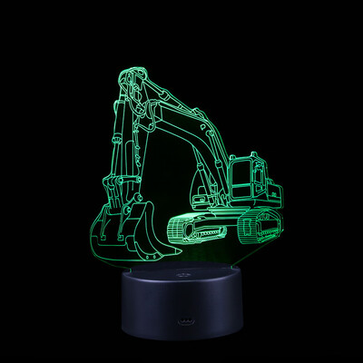 

〖Follure〗LED 3D Illuminated Lamp Optical Desk Night Light With 7 Color Changing