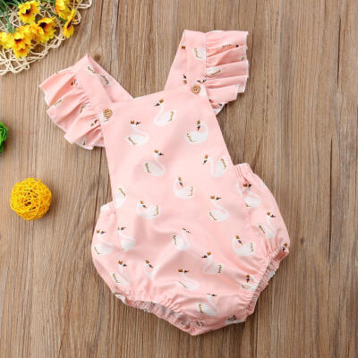 

Summer Newborn Infant Baby Boy Girls Bodysuit Romper Jumpsuit Clothes Outfits