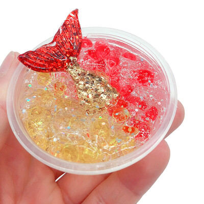 

〖Follure〗60ml Mermaid Mud Mixing Cloud Slime Putty Scented Stress Kids Clay Toy