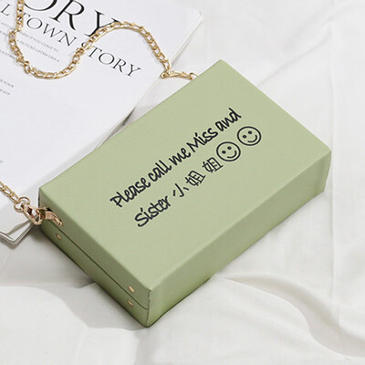 

Chain bag woman 2019 new Korean version tide hundred box small square bag retro single shoulder oblique satchel bag