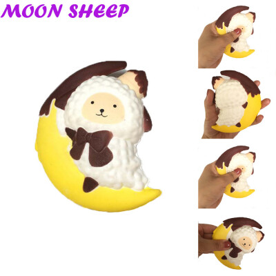 

YIWULACartoon Moon Sheep Stress Reliever Soft Yogurt Scented Slow Rising Toys