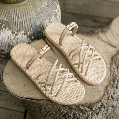 

Evening sandals with long skirts fairy flat bottoms in the tide of students to catch the summer