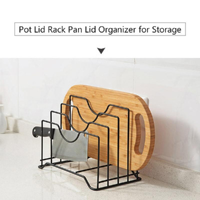 

Lid Holder Pot Lid Rack Lid Organizer Pan Lid Cover Cabinet for Pots&Pans