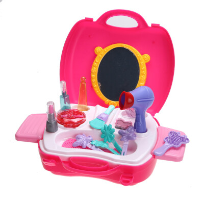 

Simulation Cosmetic Case Baby Kids Girls Makeup Tool Kit Box Play House Toy