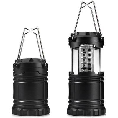

30 LED bulbs Portable Lantern 60lumens Collapsible Tent Lamp Waterproof Outdoor Camping Hiking Light hand lighting Lanterns Energy