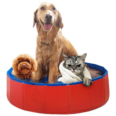 

Foldable Pet Bath Pool Collapsible Dog Pool Pet Bathing Tub Pool for Dogs Cats