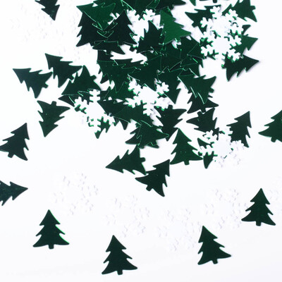 

〖Follure〗Christmas Table Confetti Sprinkles Wedding Sequins Glitter No Hole Embellishment