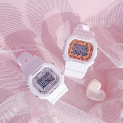 

Ins electronic Unicorn watch ins Harajuku wind junior high school girls waterproof night light small square