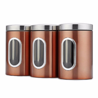 

3pcsset Food Storage Container Food Storage Set with Lids Grain Storage Tank with Transparent View Window Food Storage Box Food S