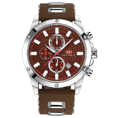 

MINI FOCUS Fashion Luminous Quartz Man Watch Water-Proof Silicone Band Men Casual Wristwatch Chrono Sports Style Masculino Relogio