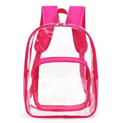 

Transparent School Bags Waterproof Women Travel Backpacks PVC Big Knapsack