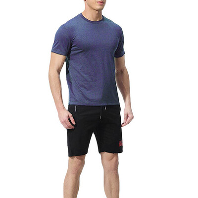 

Toponeto Mens Elastic Fitness Short T-shirt Fast Drying Tops Pants Sports Tight Suit