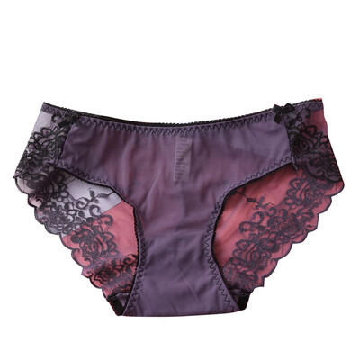 

Toponeto Women Pantie Sexy Lace knicker High Elastic Embroidery Yarn Underpants Underwear