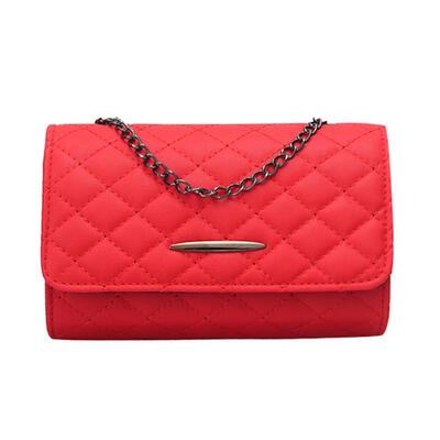 

Small Square Shoulder Messenger Bags PU Leather Chain Women Phone Purses