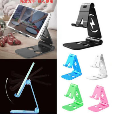 

Universal Dual Foldable Swivel Moblie Phone Stand Holder Desk Tablet Stand UK