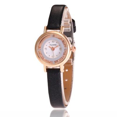 

Cross-border hot womens fine belt small dial fashion rhinestone belt watch ladies table